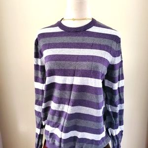 Sonoma Stripe Sweater Large